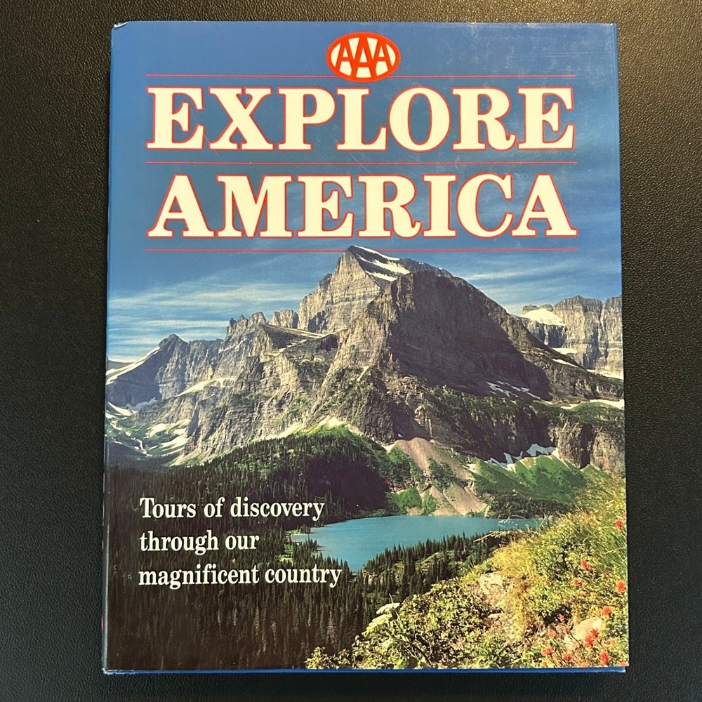 AAA Explore America Hardcover Book Travel Guide Full Color Photos Maps